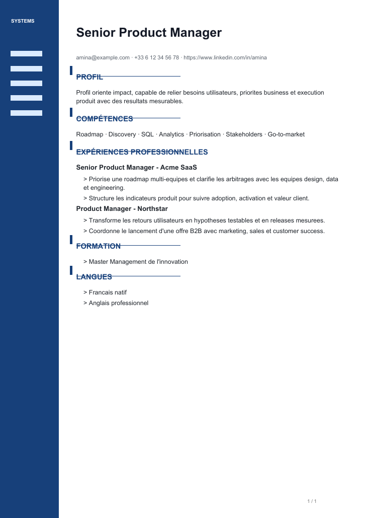 Modele Tech Systems